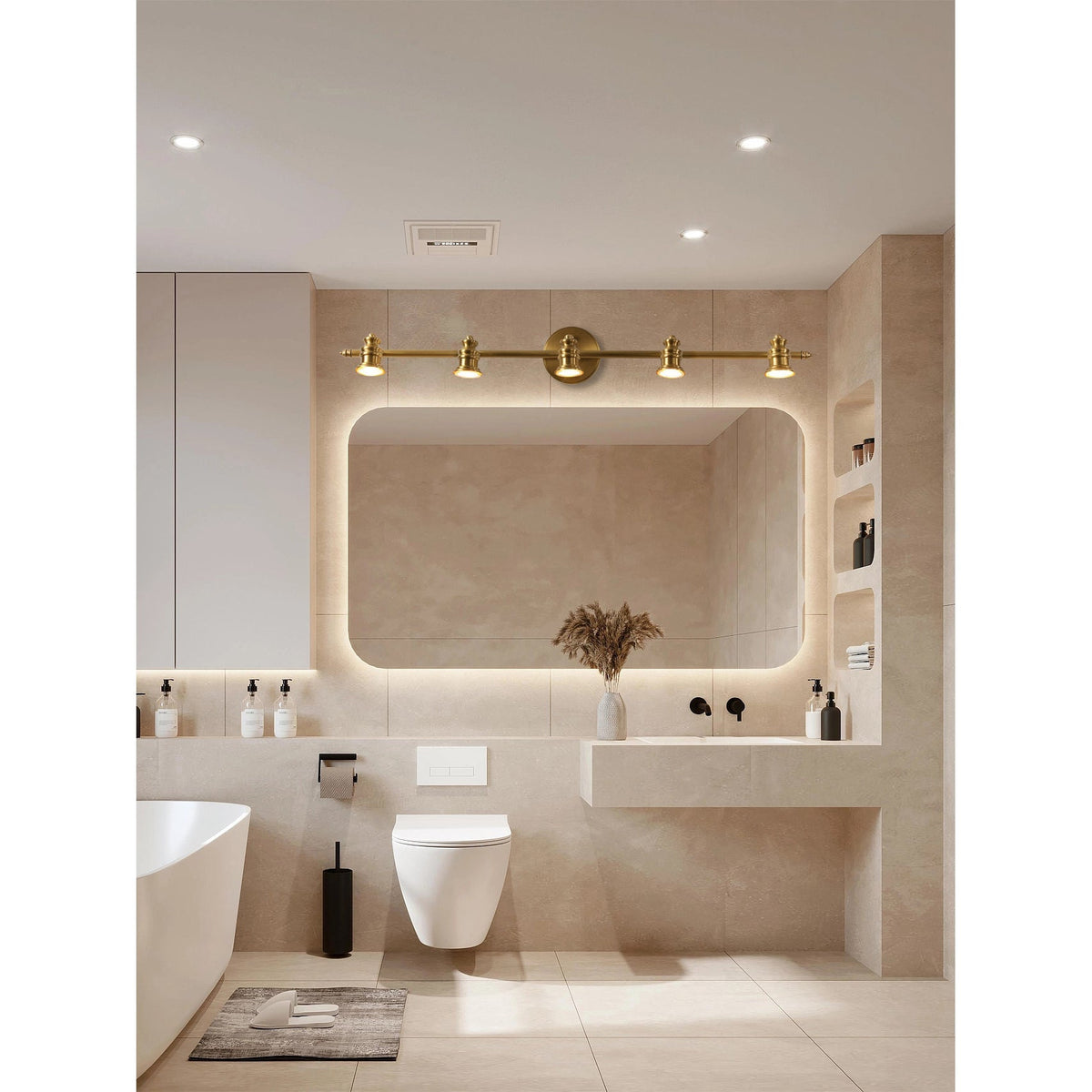 Corten applique in ottone