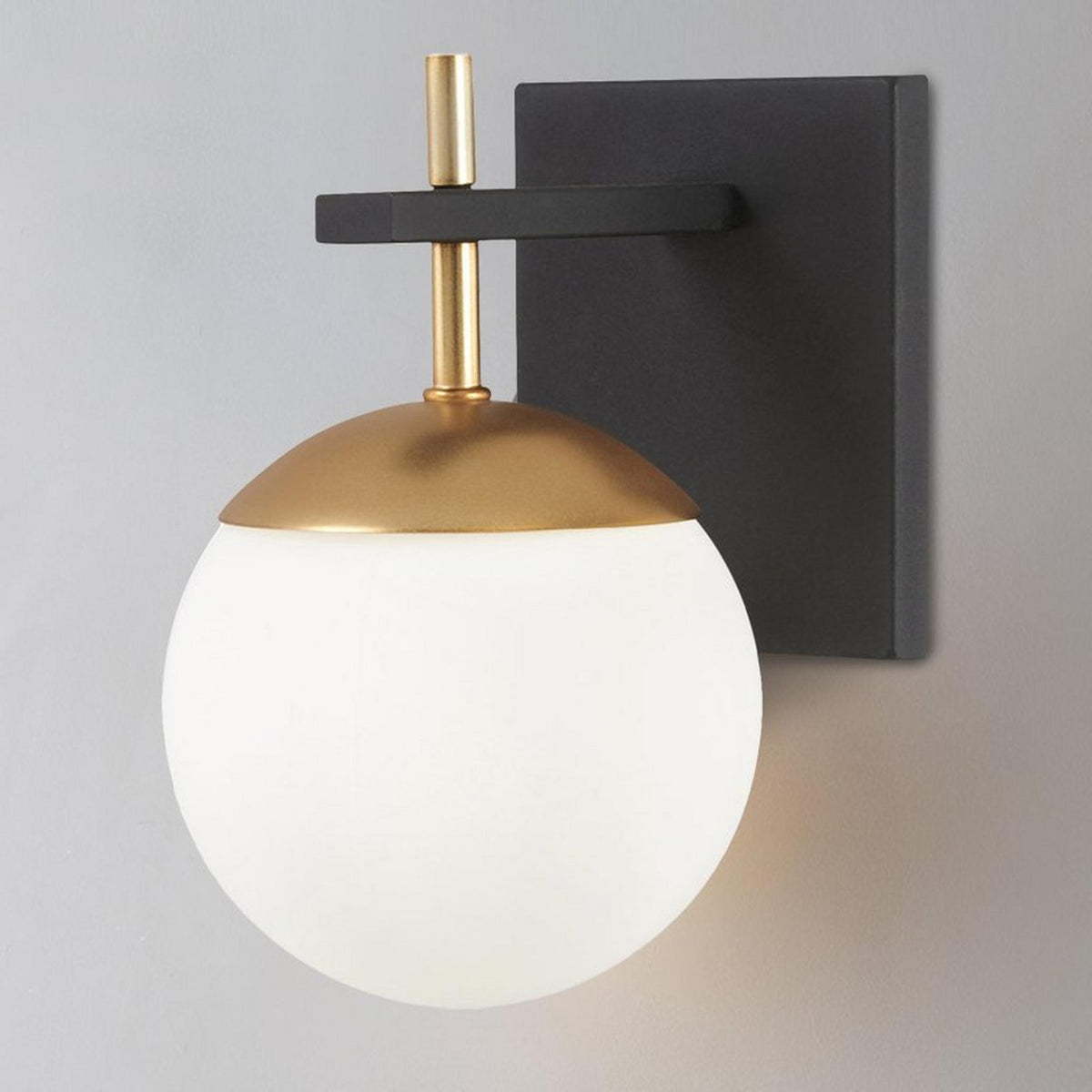 Ealior lampada da parete moderna minimalista in vetro a sfera