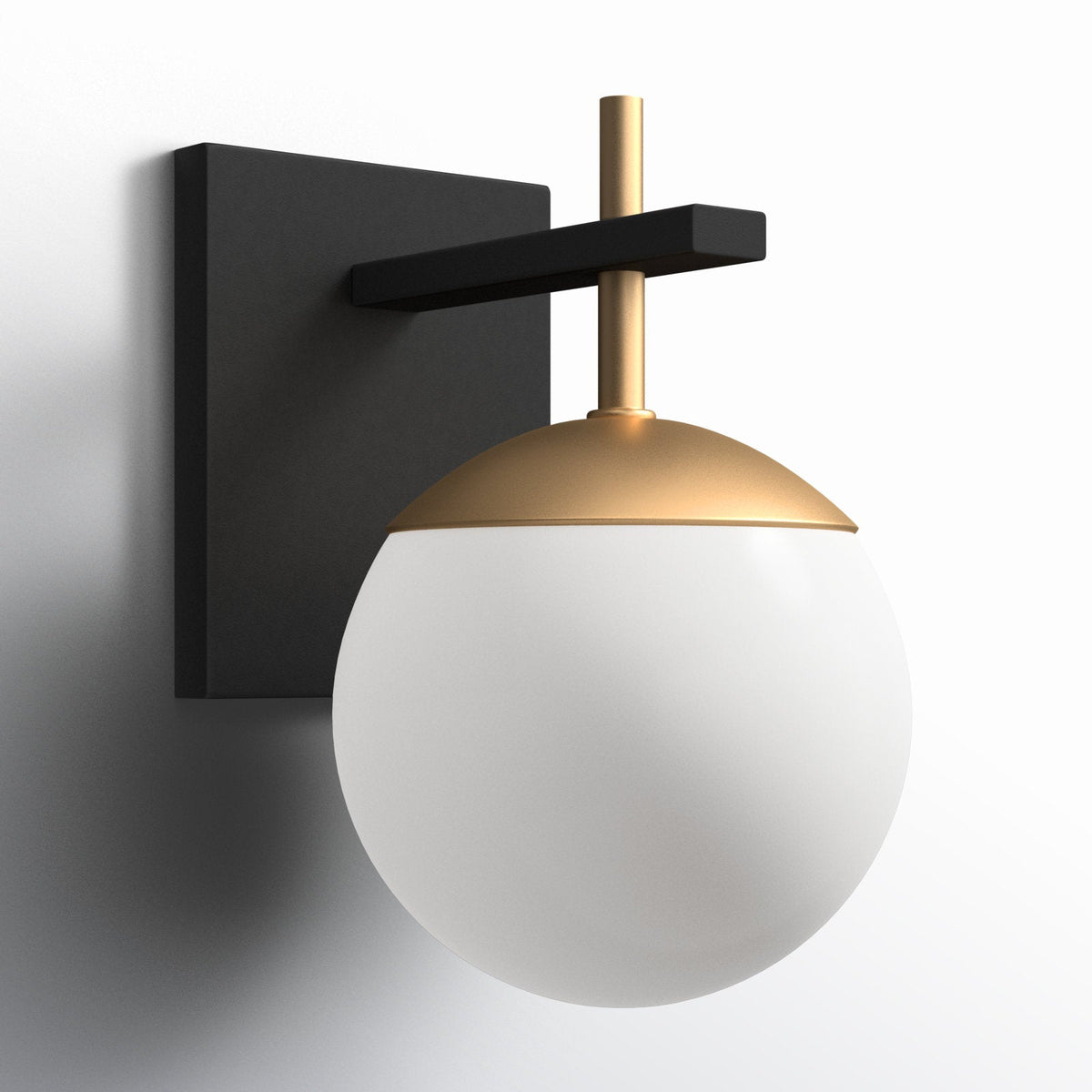 Ealior lampada da parete moderna minimalista in vetro a sfera