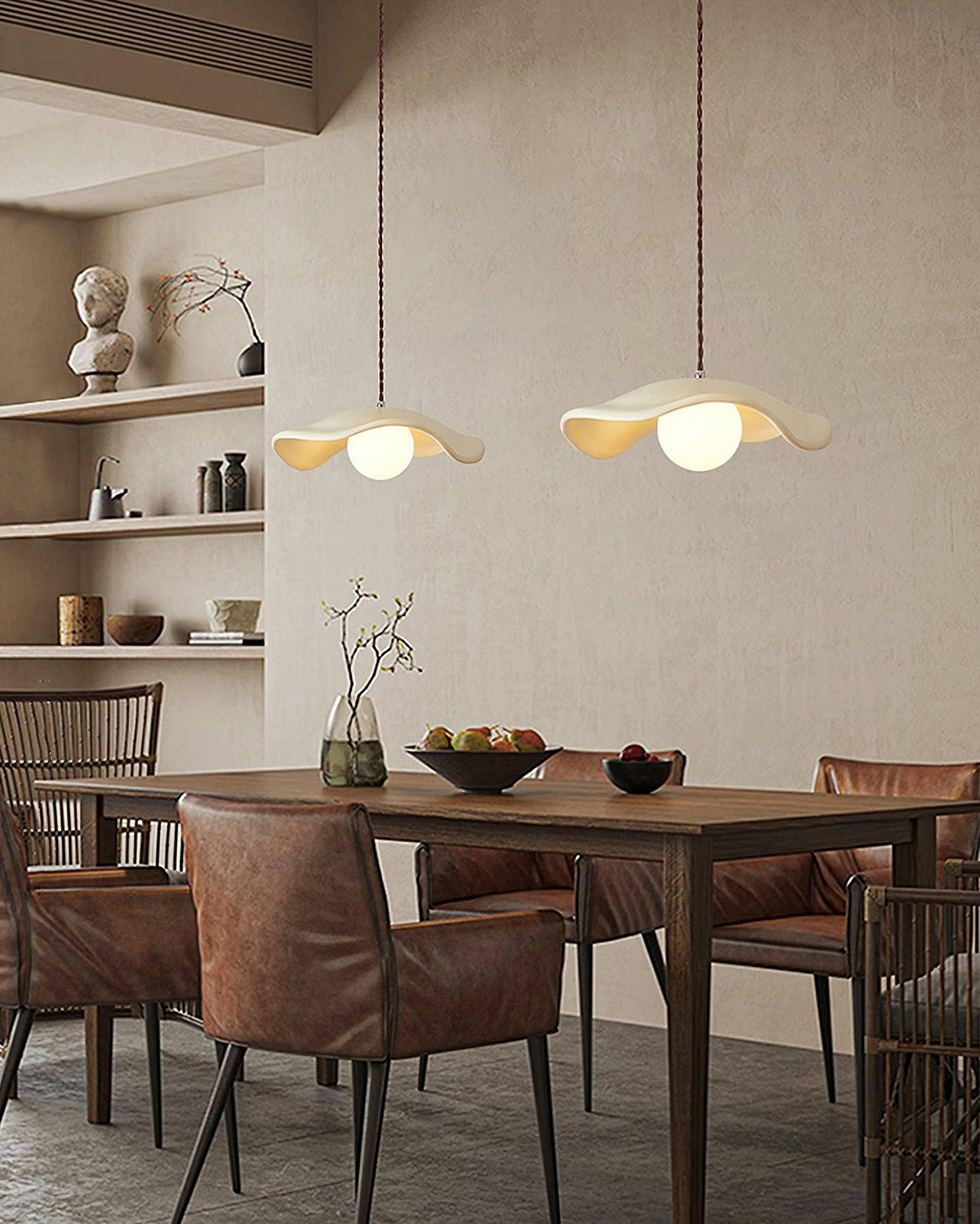 Fluid Organic Hats lampada a sospensione