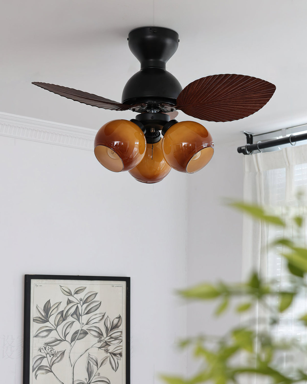 Ambrose ventilatore da soffitto con luce