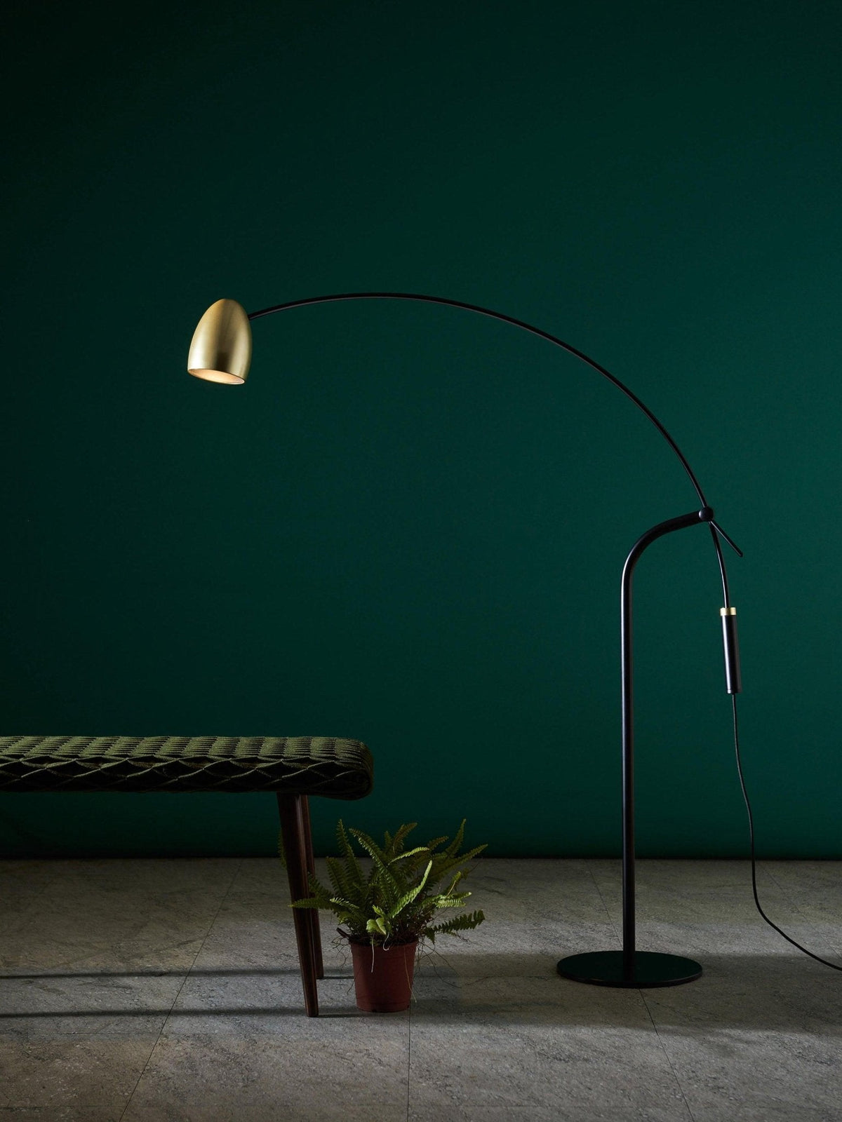 Arc lampada da terra LED moderna