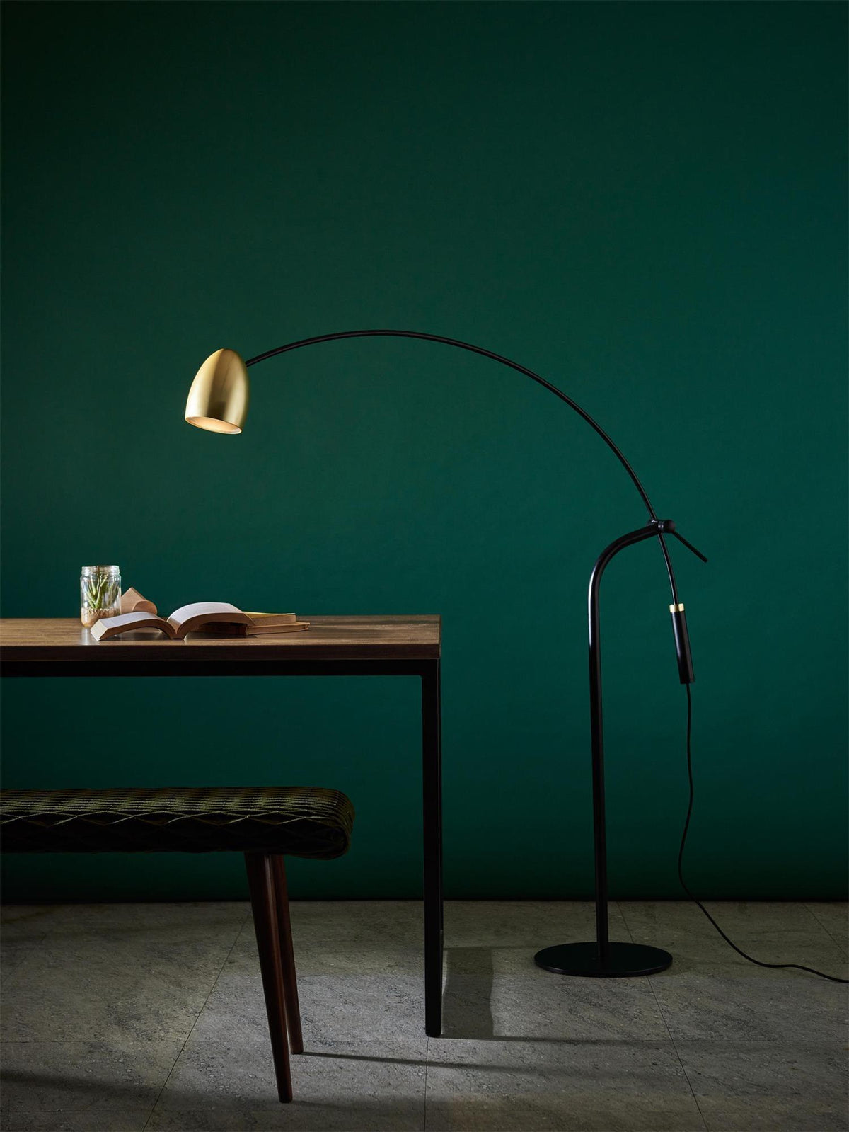 Arc lampada da terra LED moderna
