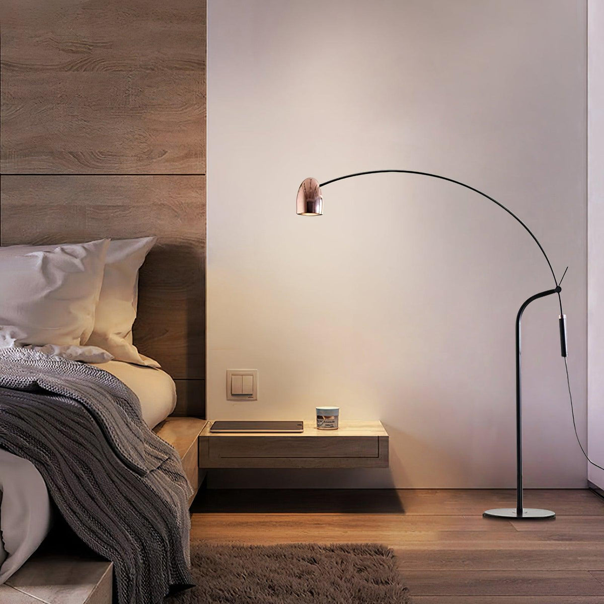 Arc lampada da terra LED moderna