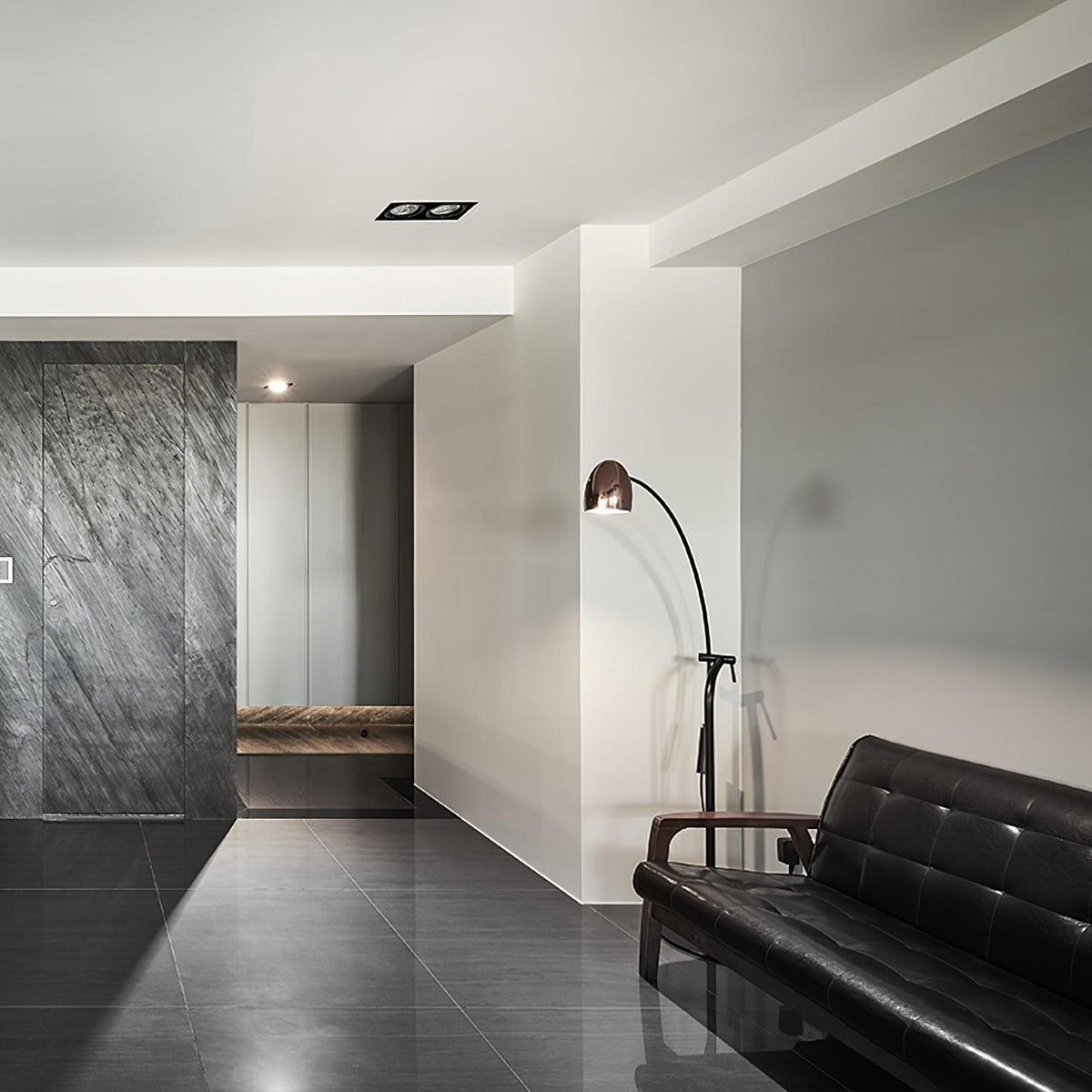 Arc lampada da terra LED moderna
