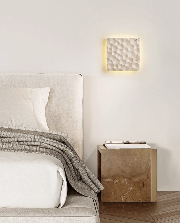 Seleaya applique Hexa Hive Stone Sconce