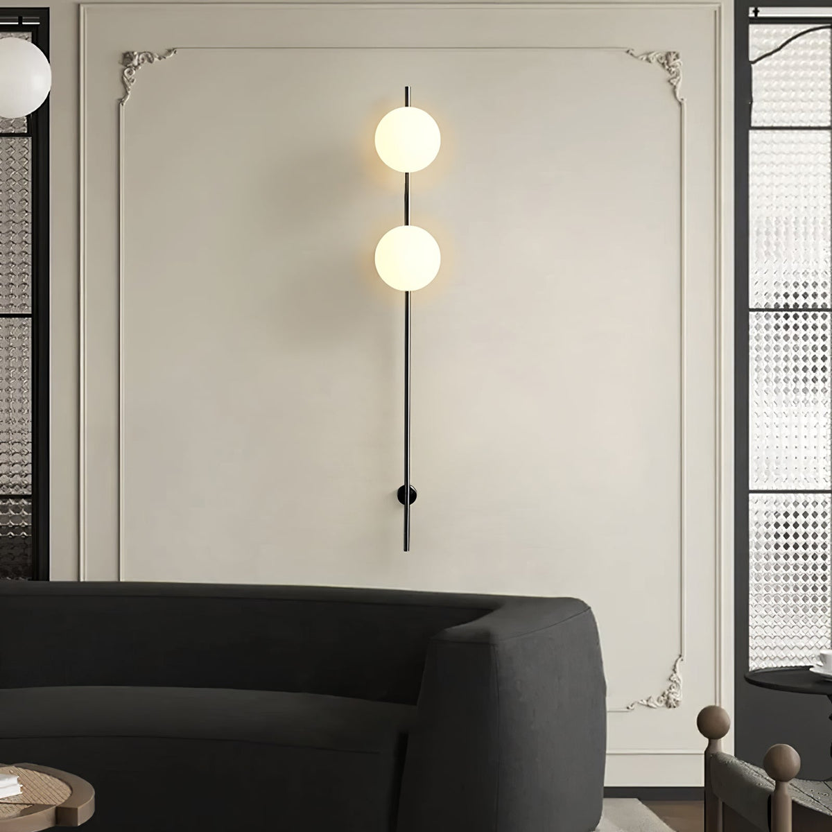Evshaora lampada da parete in vetro moderno minimalista