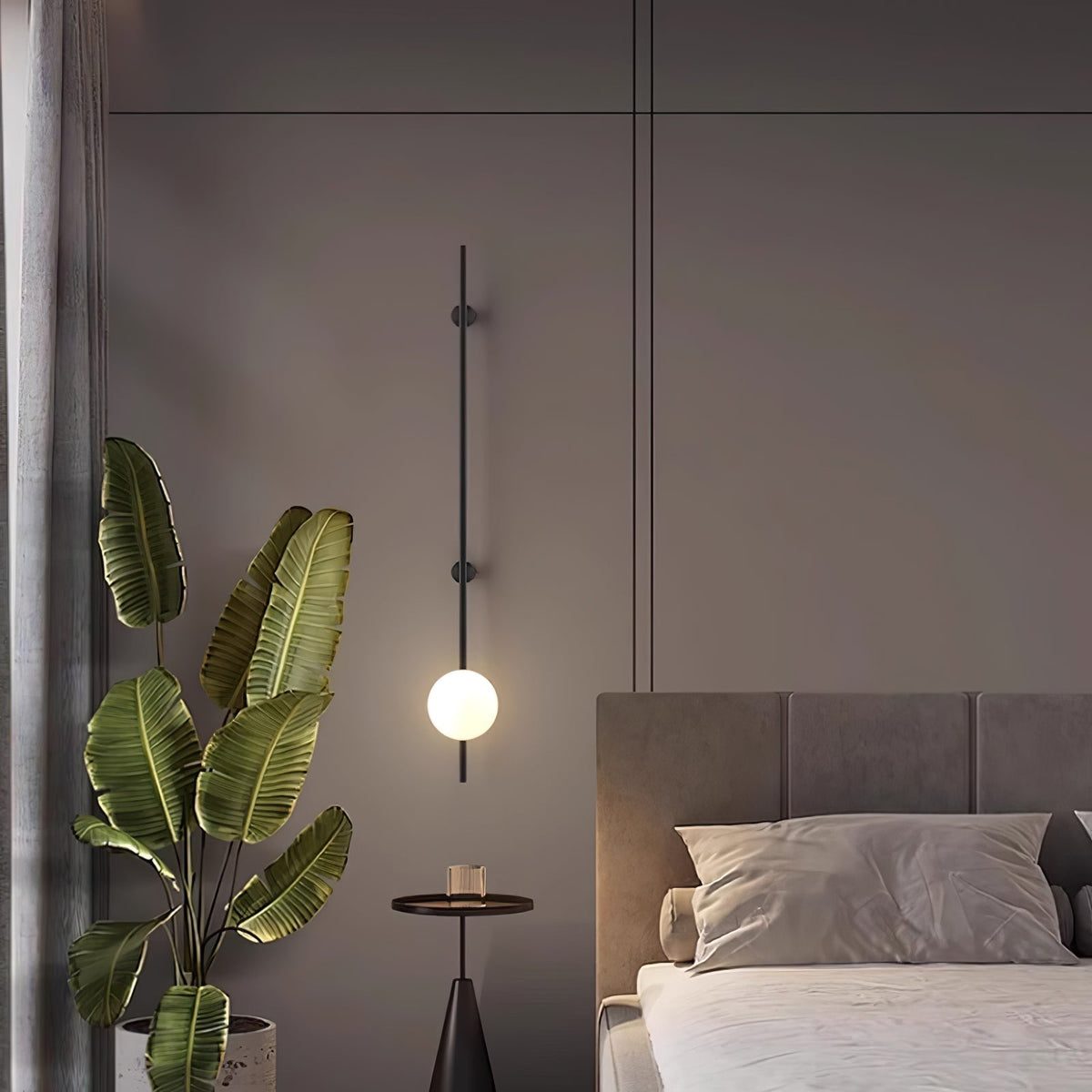 Evshaora lampada da parete in vetro moderno minimalista