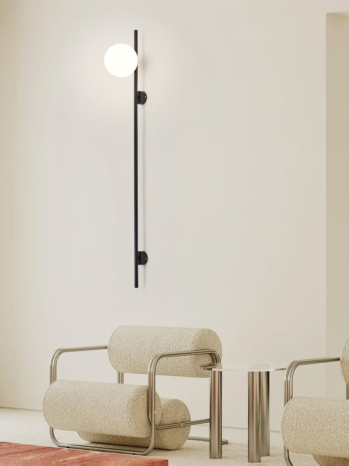 Evshaora lampada da parete in vetro moderno minimalista