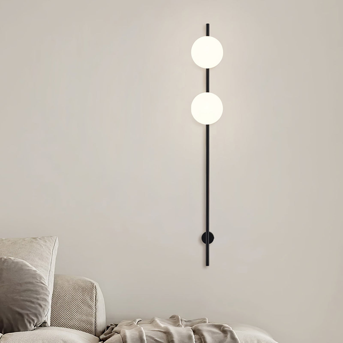 Evshaora lampada da parete in vetro moderno minimalista