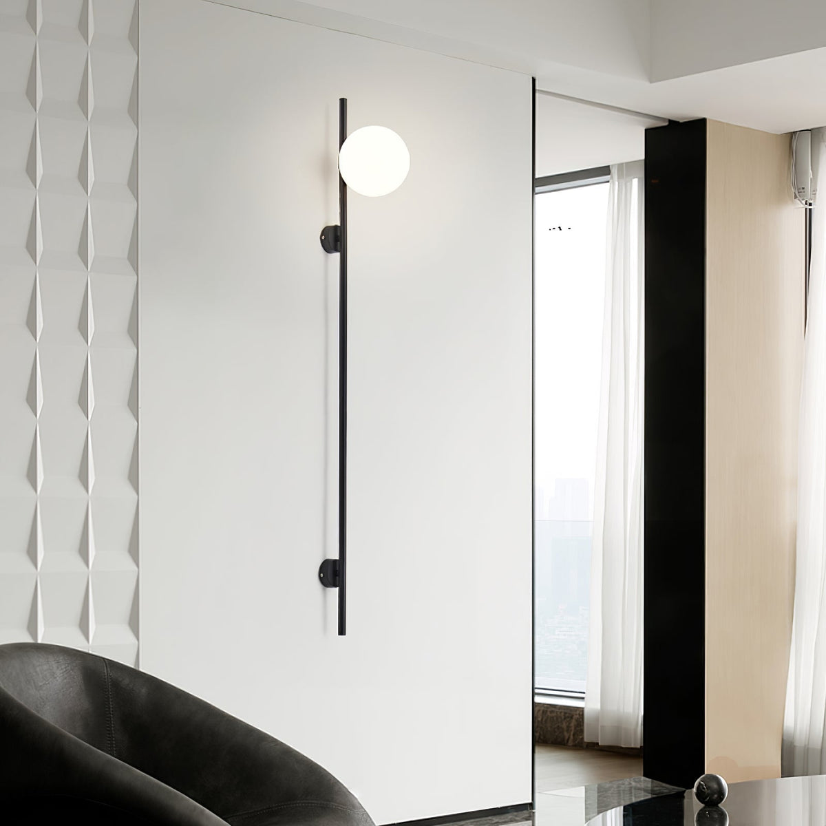 Evshaora lampada da parete in vetro moderno minimalista