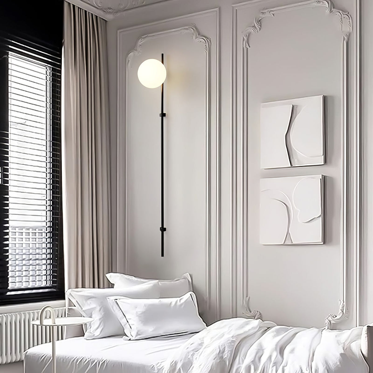 Evshaora lampada da parete in vetro moderno minimalista