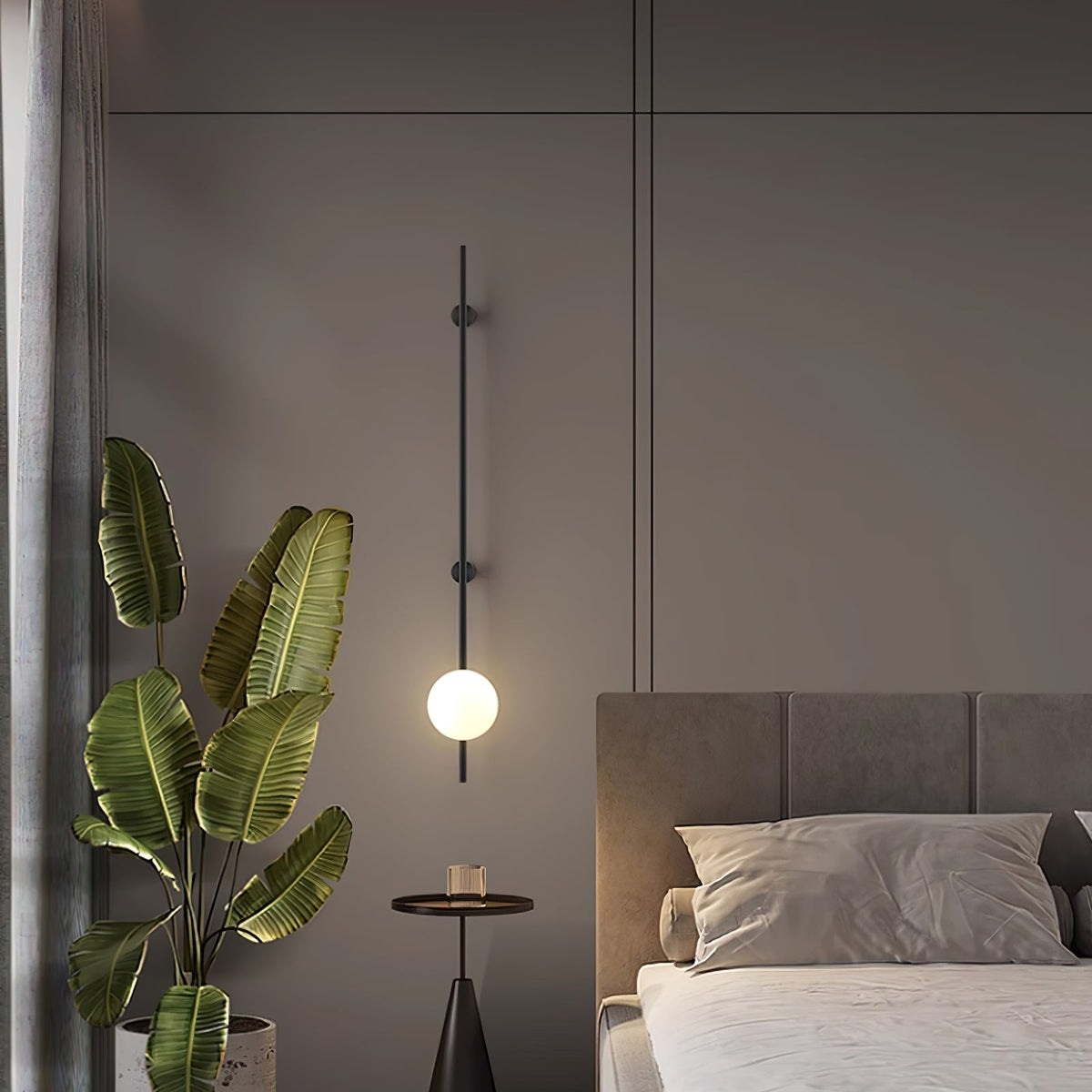 Evshaora lampada da parete in vetro moderno minimalista