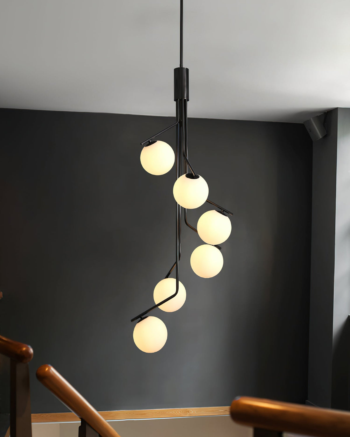 Solivine lampadario Oro Ramo sfera LED