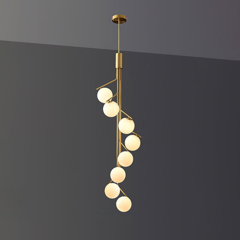 Solivine lampadario Oro Ramo sfera LED