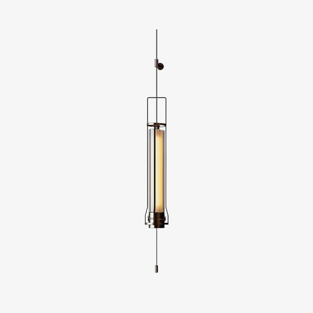 Lioralora lampada da parete minimalista moderna in vetro a cilindro