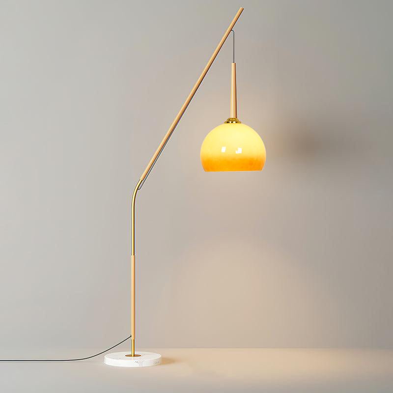 Catalil lampada da terra in vetro Retro