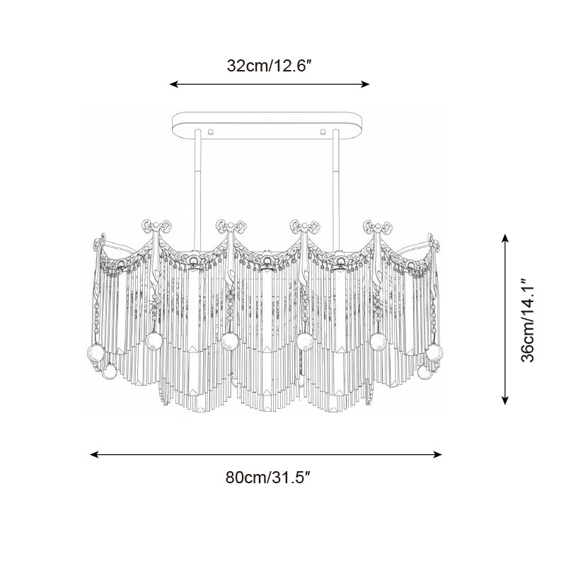 Calaine Cascade lampadario