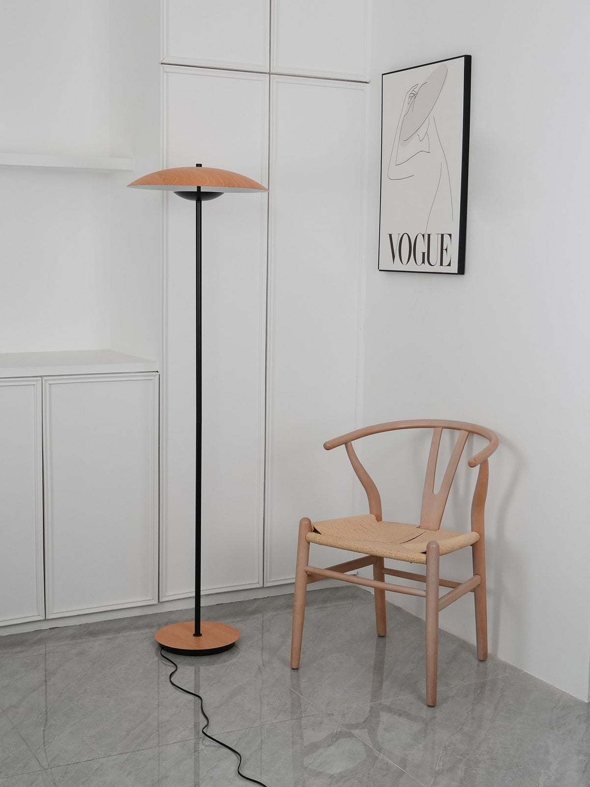 Ferinira lampada da terra in Alluminio minimalista