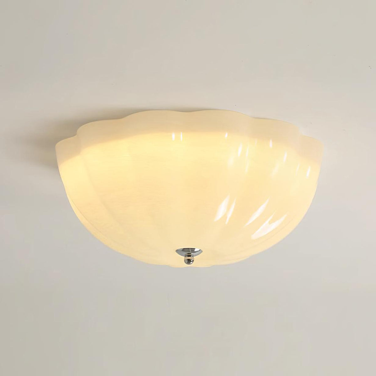 Etta plafoniera vetro Jelly Opalescente per camera da letto