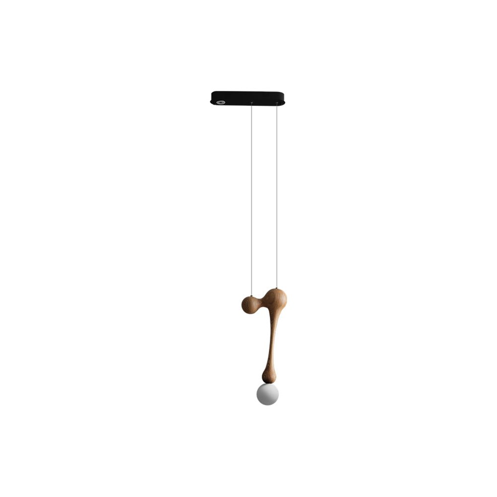 Hale lampada a sospensione in legno lussuoso