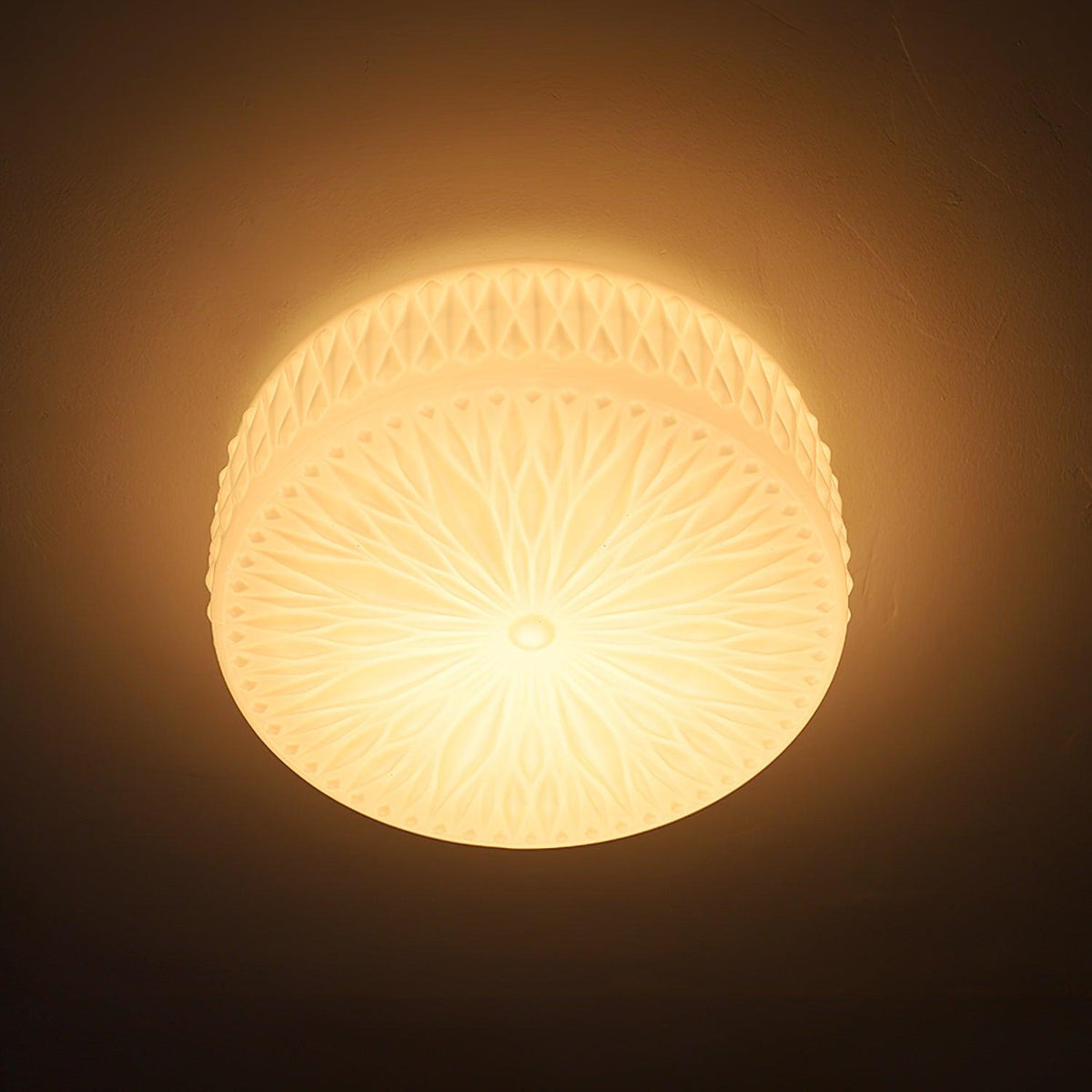 Lioriira lampada da soffitto Paralume in vetro e acrilico moderno Mooncake