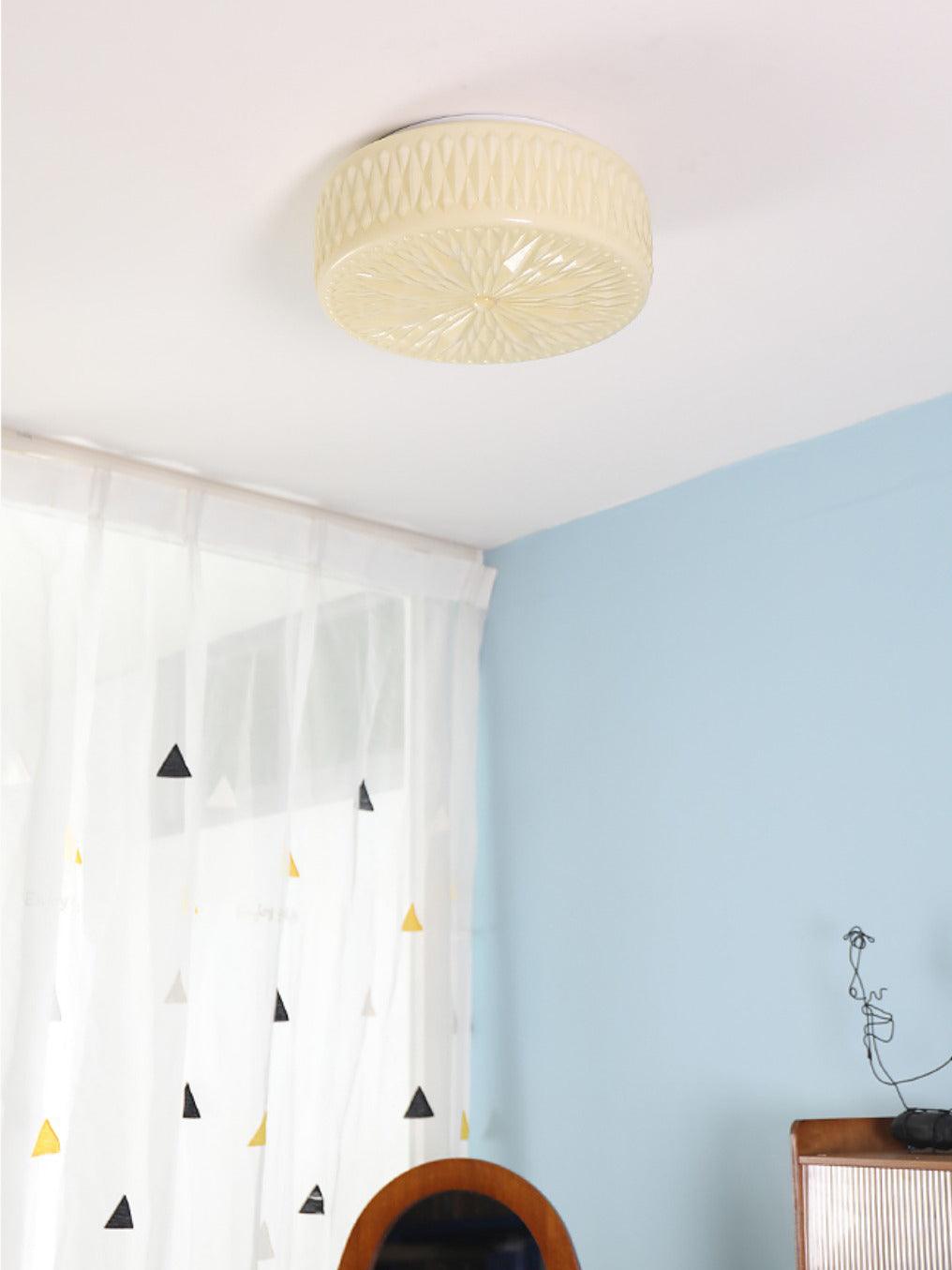 Lioriira lampada da soffitto Paralume in vetro e acrilico moderno Mooncake