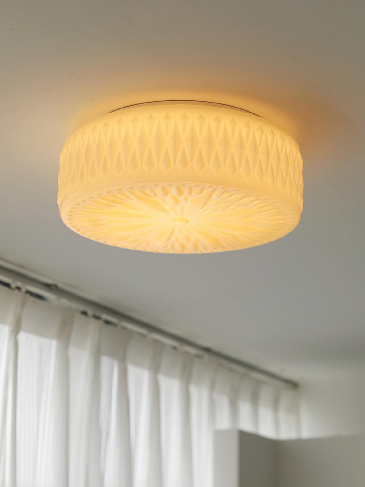 Lioriira lampada da soffitto Paralume in vetro e acrilico moderno Mooncake