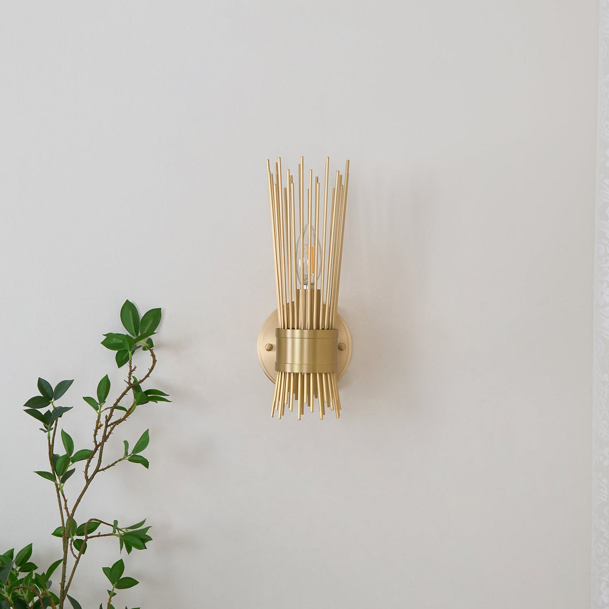 Thresher lampada da parete postmoderna in ottone