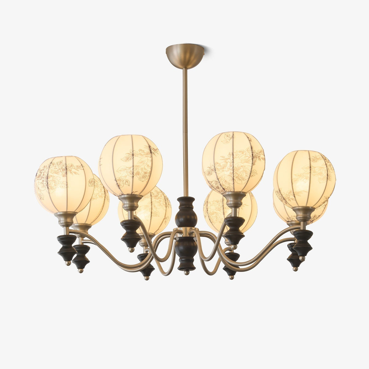 Osilan lampadario Eleganza vintage in legno