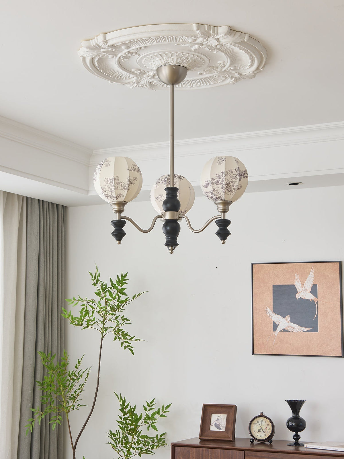 Osilan lampadario Eleganza vintage in legno