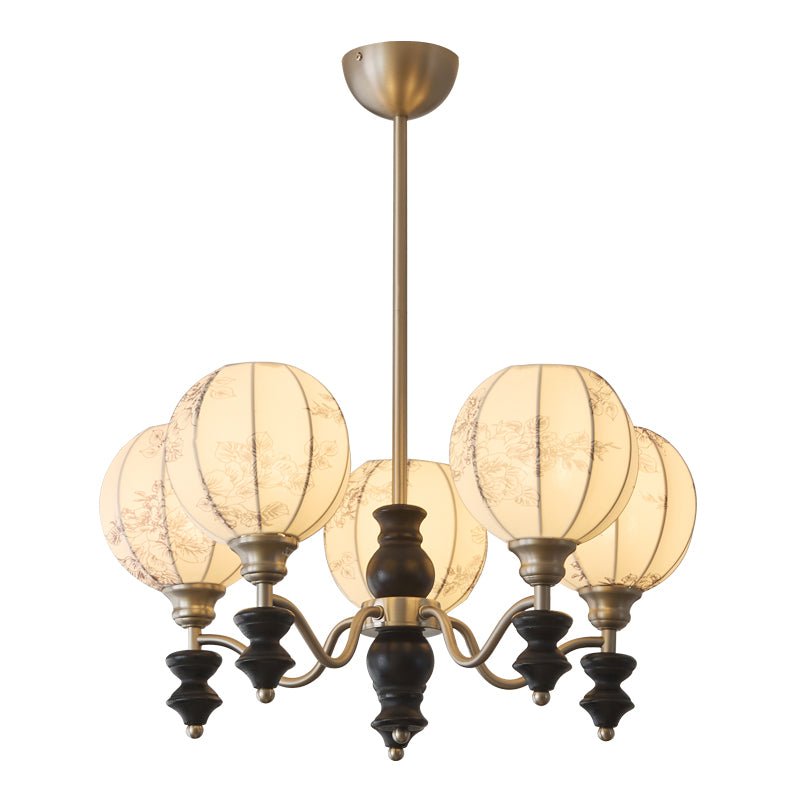 Osilan lampadario Eleganza vintage in legno