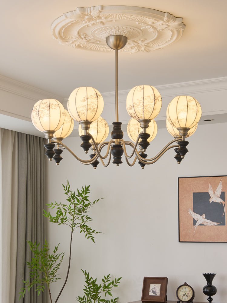 Osilan lampadario Eleganza vintage in legno