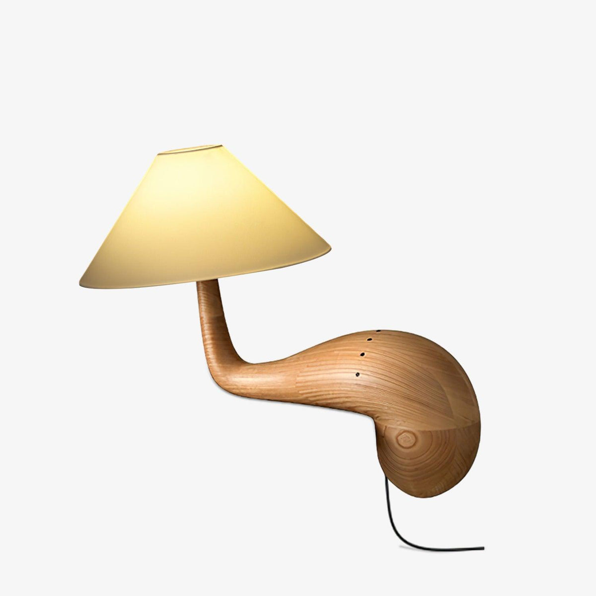 Solisise lampada da tavolo in legno artistica