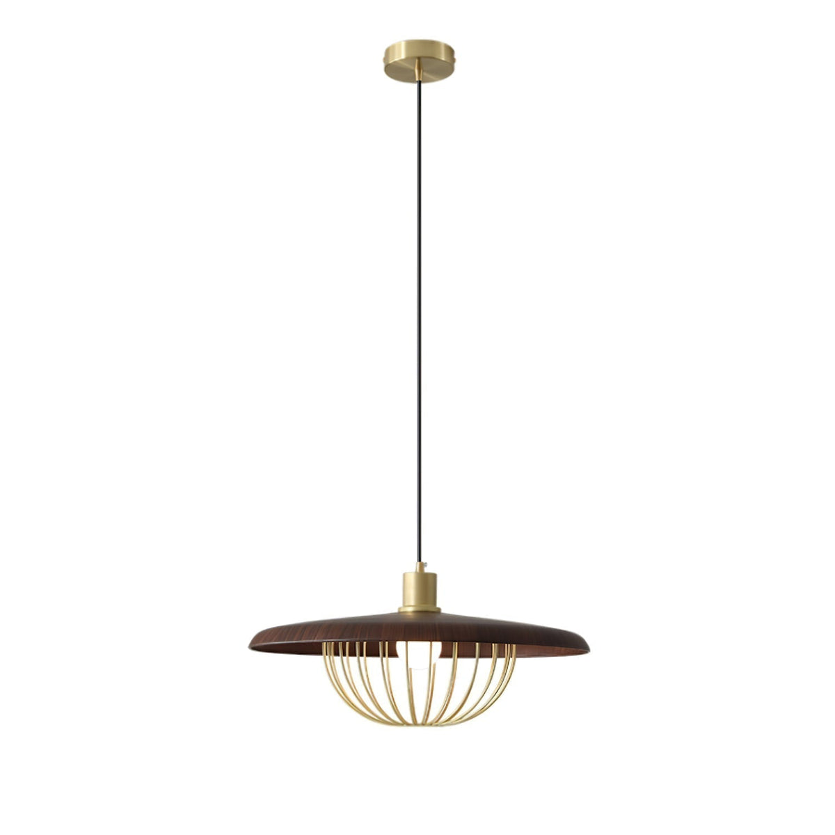 Rinoira lampada a sospensione in legno Retro vintage