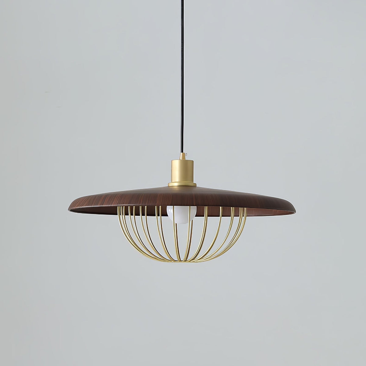 Rinoira lampada a sospensione in legno Retro vintage