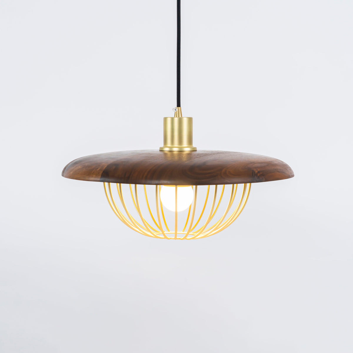 Rinoira lampada a sospensione in legno Retro vintage