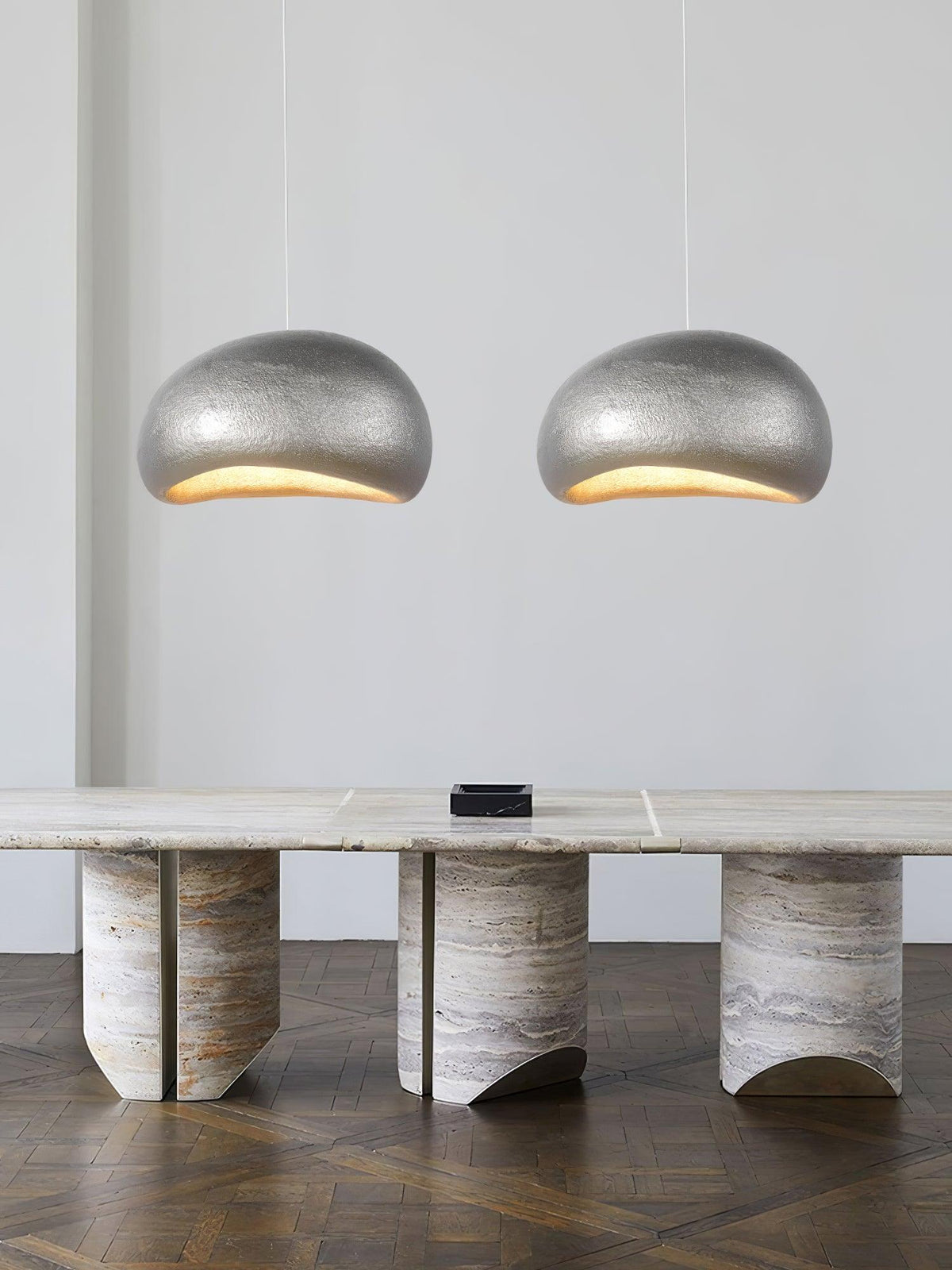 Lampada a sospensione ciottoli Inspired Organic Form Soft Glow moderno Artistic