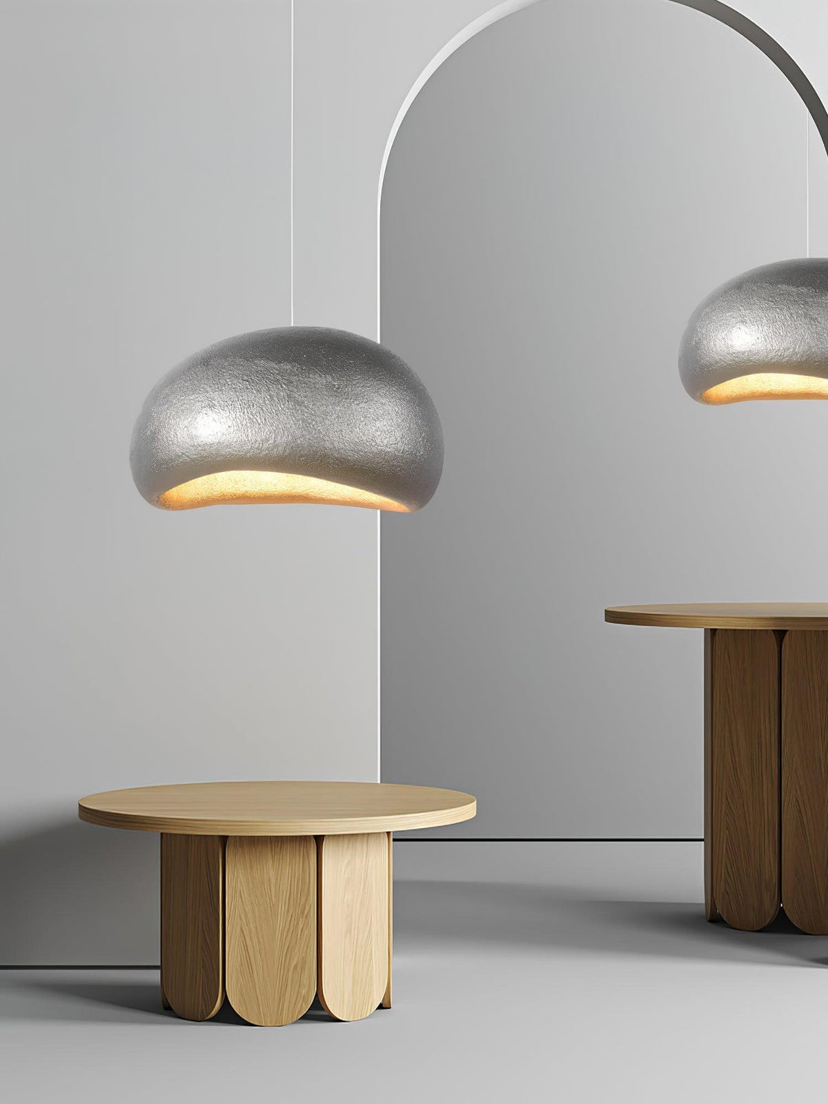 Lampada a sospensione ciottoli Inspired Organic Form Soft Glow moderno Artistic