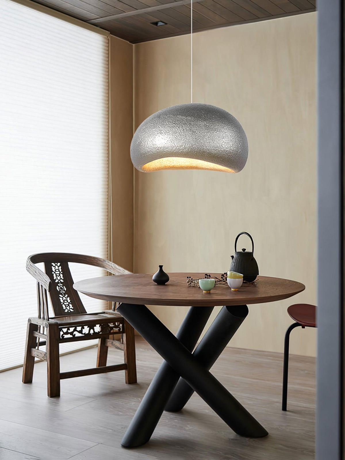 Lampada a sospensione ciottoli Inspired Organic Form Soft Glow moderno Artistic
