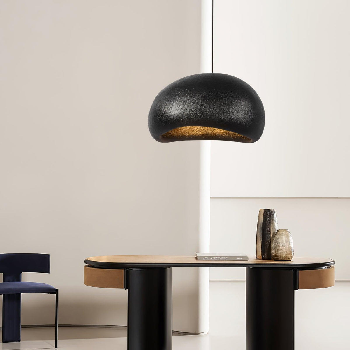 Lampada a sospensione ciottoli Inspired Organic Form Soft Glow moderno Artistic