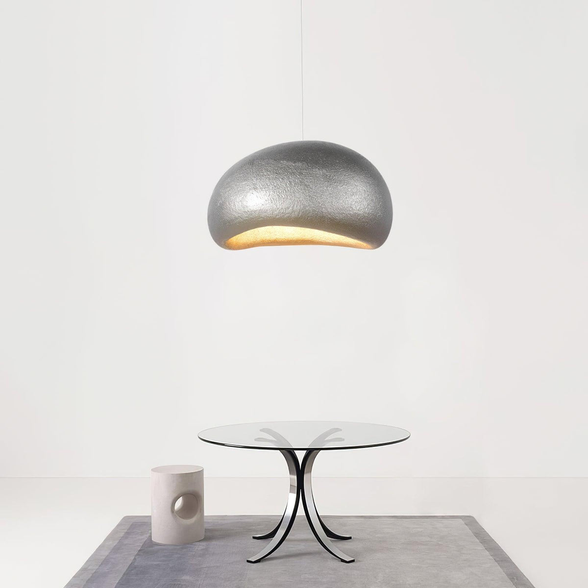 Lampada a sospensione ciottoli Inspired Organic Form Soft Glow moderno Artistic