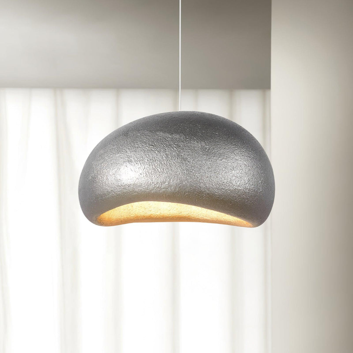 Lampada a sospensione ciottoli Inspired Organic Form Soft Glow moderno Artistic