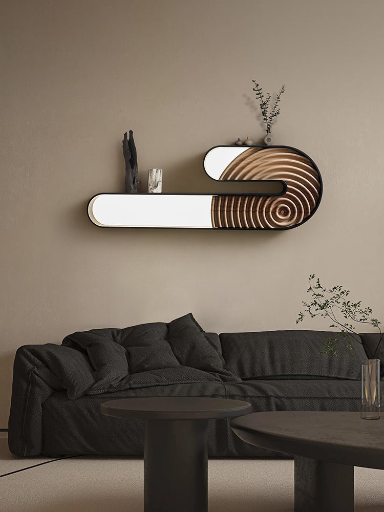 Selisiella applique Helix Spiral Sconce