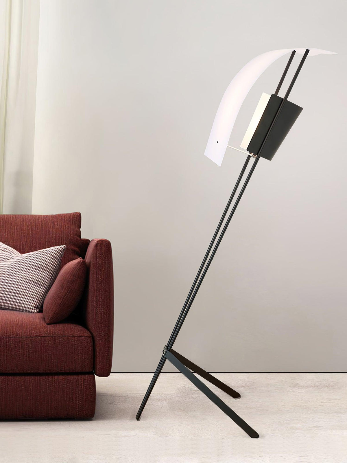 Ulvynil lampada da terra minimalista