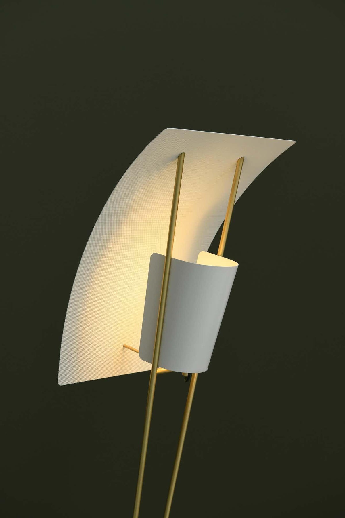 Ulvynil lampada da terra minimalista