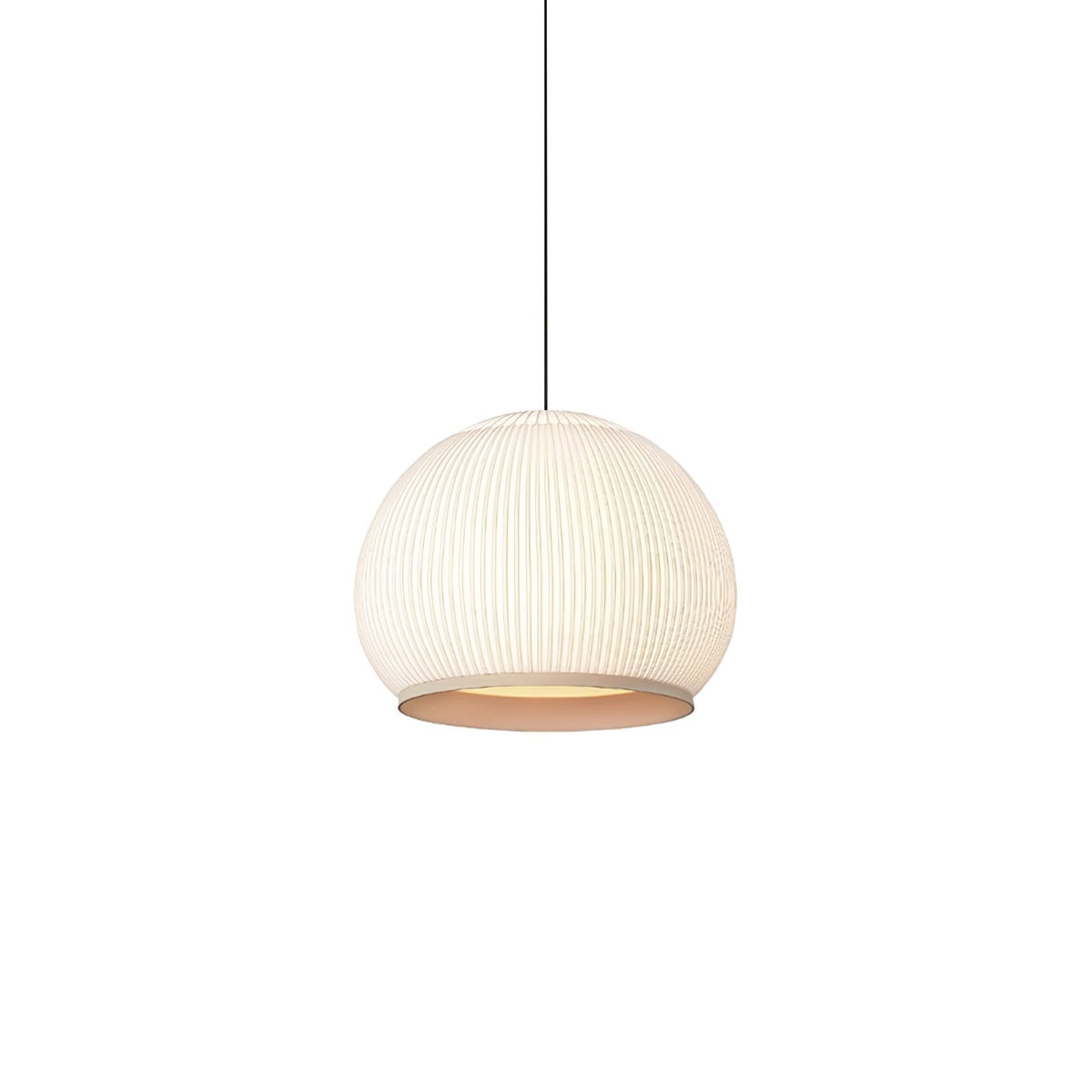 Lineiella lampada a sospensione in tessuto minimalista