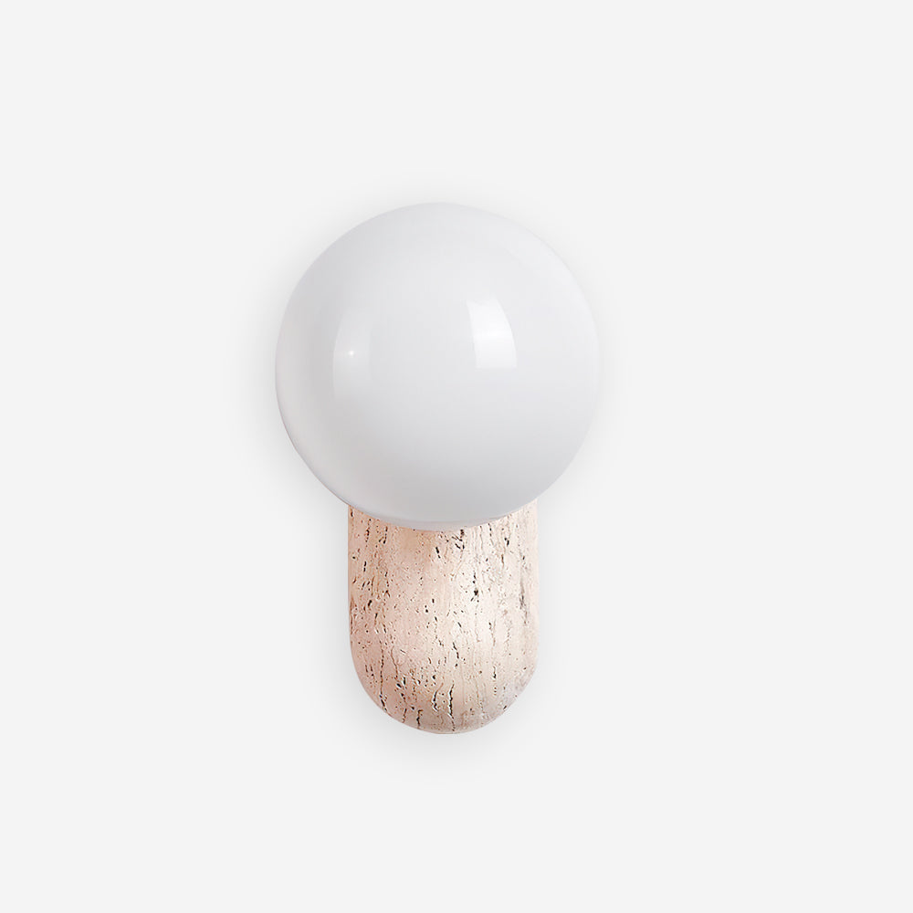 Tavelaria lampada da parete travertino Organic Serenity