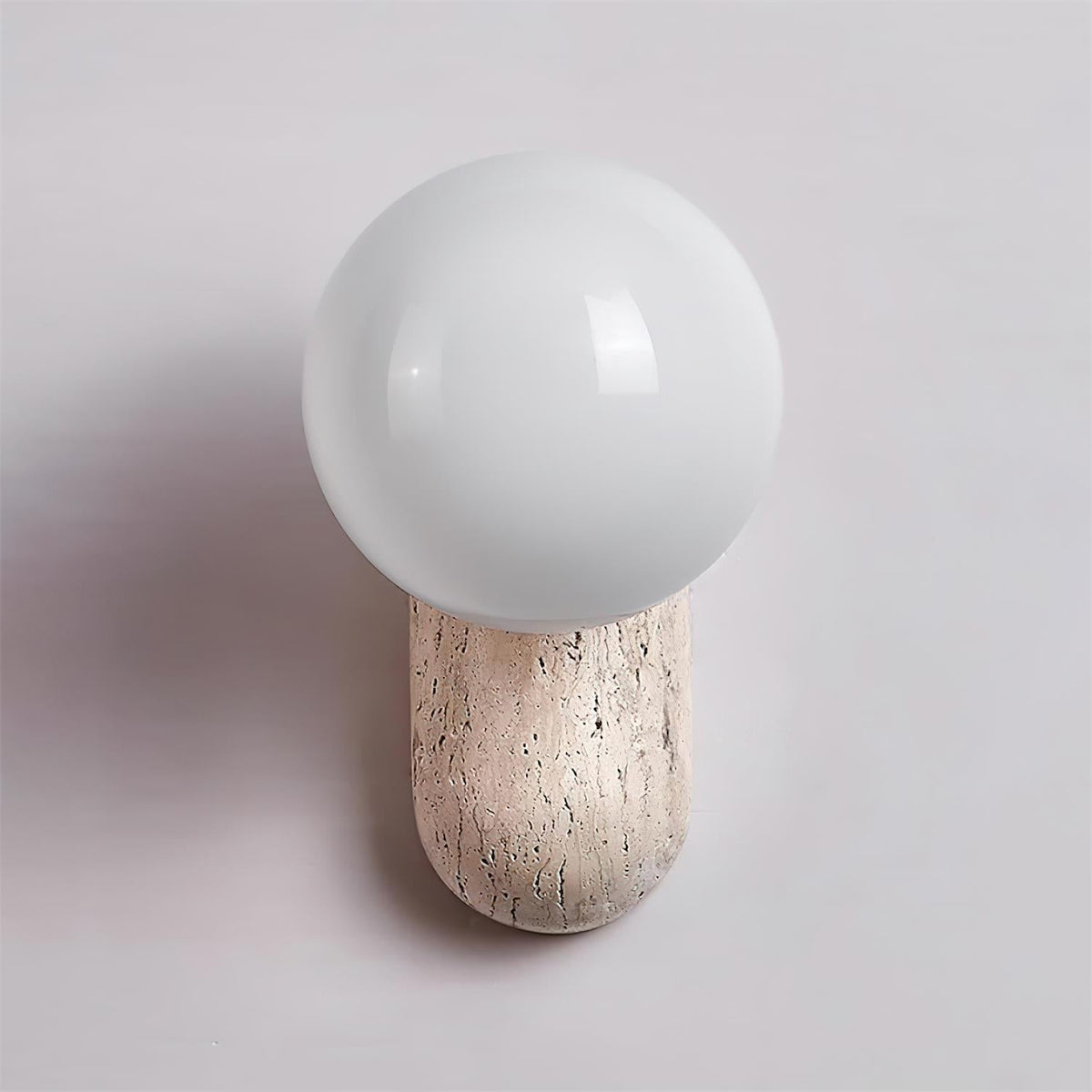 Tavelaria lampada da parete travertino Organic Serenity