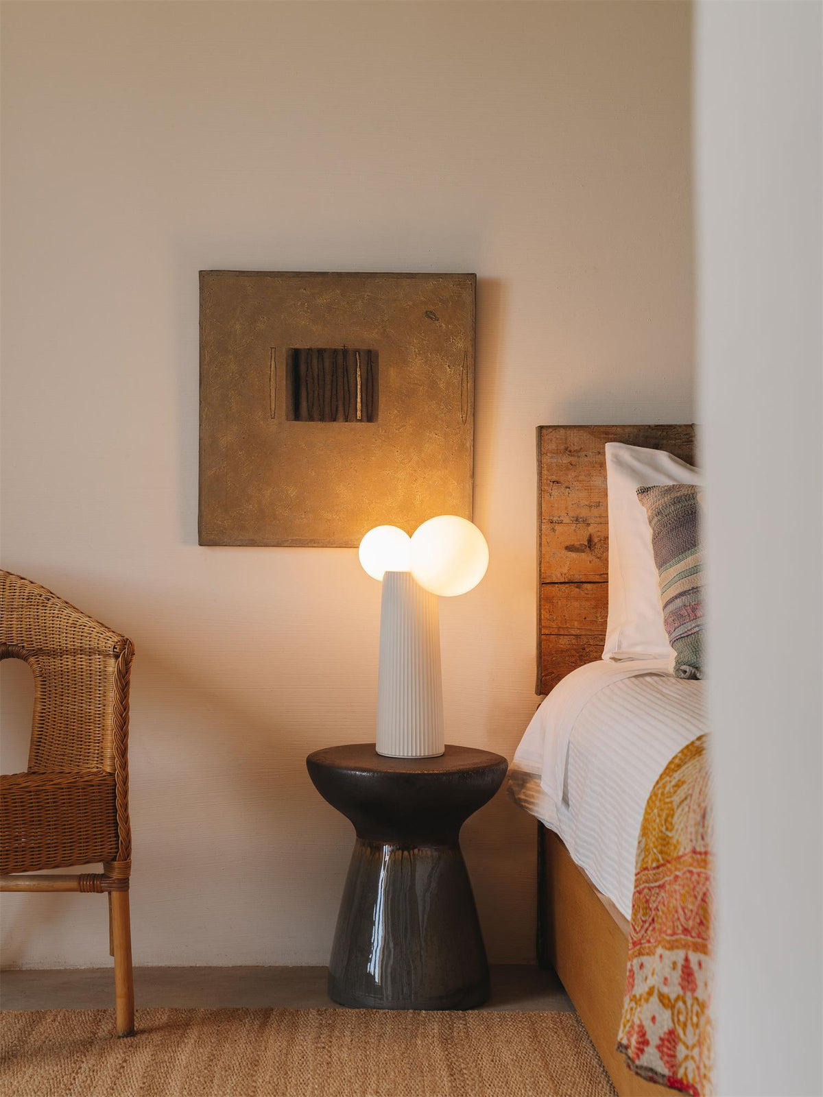 Zenithre lampada da tavolo in resina e plastica